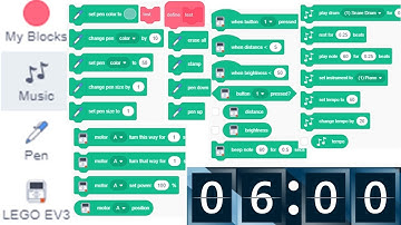My Blocks, Music, Pen and Lego EV3 Explained in 6 MINUTES!! | Scratch Blocks in 6 Minutes [5]
