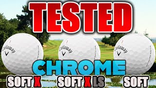 CALLAWAY CHROME SOFT GOLF BALLS REVIEW!!! What's the difference??? screenshot 5