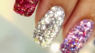 Full Nail Glitter  Nail Art