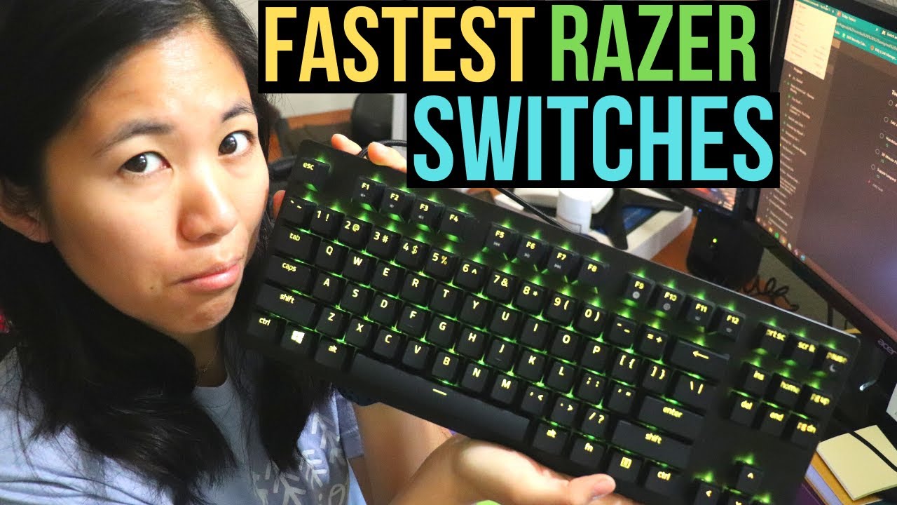 Razer Huntsman Tournament Edition Mechanical Keyboard Review With Sound Test Tklfridays Youtube