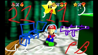 NEW PB! Super Mario 64, 16 Stars: 21:11!