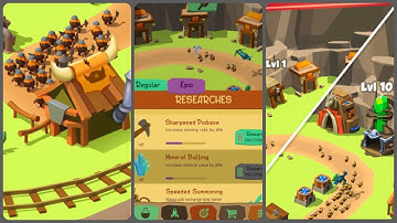 Clicker Tycoon Idle Mining Games - Gameplay Android