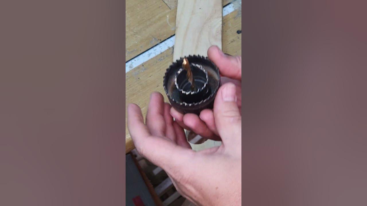Drill a bigger hole over a smaller hole. YouTube