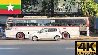 Transport Yangon [ ရွှေဂုံတိုင် အုတ်လမ်းမှတ်တိုင်မှ YBS Spotting ] screenshot 3