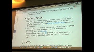 2.2  Data exploration & management with R : Using R