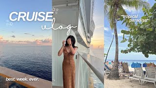 cruise vlog ♡ come with me to the caribbean! *with royal caribbean!*