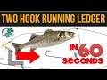 Sea Fishing rig guide - Two hook running ledger