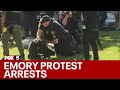 Police protesters clash at emory university  fox 5 news