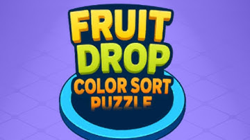 Fruit Drop: Color Sort Puzzle Game (Gameplay Android)
