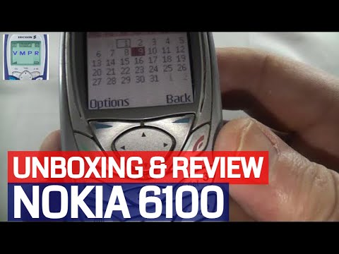 Unboxing & Review of Nokia 6100 Mobile Phone - Released in 2002