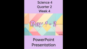 Science 4 Matatag Curriculum Powerpoint Presentation Quarter 2 Week 4 #grade4matatag #grade4 #ppt