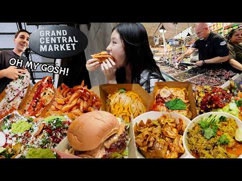 Capa de LA 시장 털기🔥랍스타 파스타 타코 햄버거 고스트페퍼 팟씨유 🇺🇸