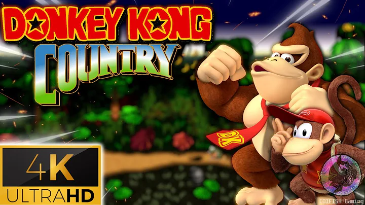 DONKEY KONG COUNTRY Longplay CRT 4K 60FPS