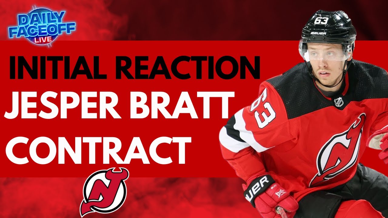Devils, star forward Jesper Bratt agree on 8-year contract extension