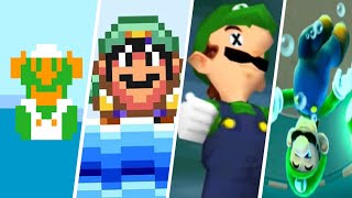 Evolution of Luigi Drowning in Water (1985-2024)