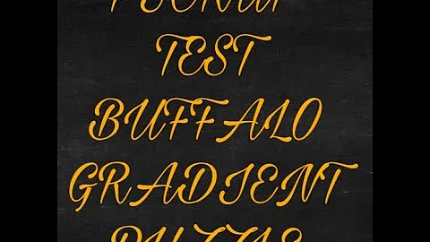 Pick up test #3 Buffalo Gradient puzzle #jigsawpuzzle