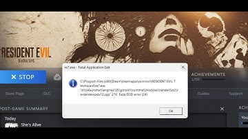 Fix Resident Evil 7 Biohazard/RE7 Fatal D3D Error/re7.exe Fatal Application Exit Error On PC