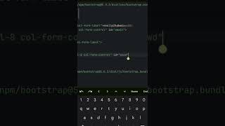 Horizontal Forms in Bootstrap|#bootstrap #horizontal #code #html #css #link #trending #youtube #yt