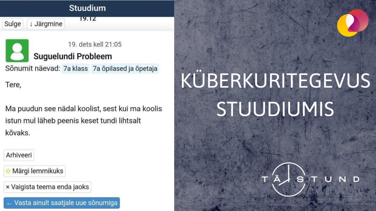 TÄISTUND – E-koolikeskkondades levib küberkuritegevus.