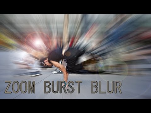 Photoshop CS Zoom Burst Blur Effect