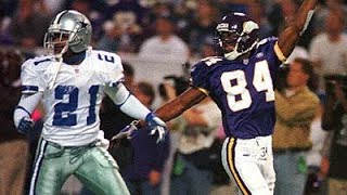 Vikings vs. Cowboys 1999 (week 9) (Deion Sanders vs Cris Carter) (pt. 3)