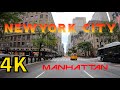 [4K] Driving Newyork City - 5th Ave - Manhattan USA