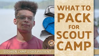 Packing for Scout Summer Camp | Goshen Scout Reservation