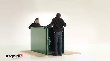 Single Bike Locker Assembly