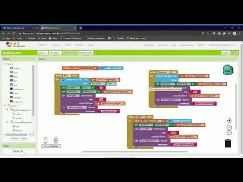 Kid Explaining How to Create a Shopping Cart Using MIT app inventor ...