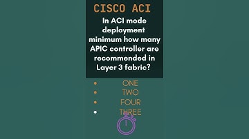 Cisco ACI | cisco ACI interview questions answer #shorts #short #cisco #ccie