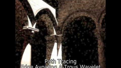 Edge-Avoiding A-Trous Wavelet Transform for fast Global Illumination Filtering