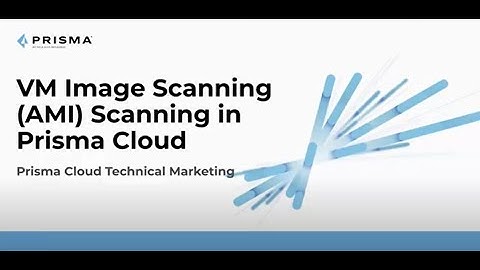Scan Amazon Machine Images (AMIs) with Prisma Cloud