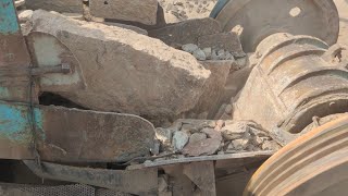 Super Giant Rock Crusher In Action|Rubble Crusher|Jaw Crushing|ASMR Sounds hezmeg stone crush