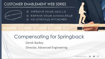 CES: Using FEMAP & NX Nastran to Compensate for Spring Back