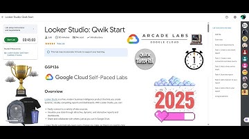 [NEW2025] Looker Studio: Qwik Start || #GSP136 || #qwiklabs || Google Cloud Arcade 2025