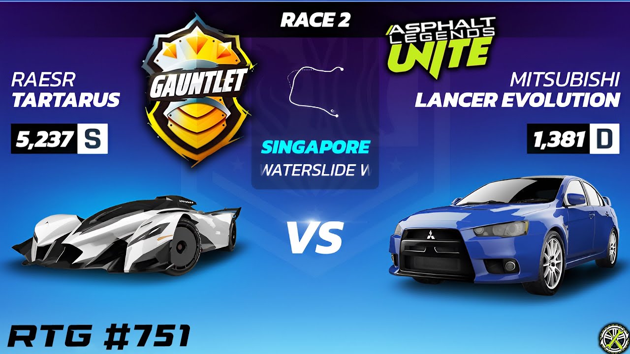 Asphalt Unite | LANCER vs TARTARUS in Gauntlet?! Day 2 | RTG #751