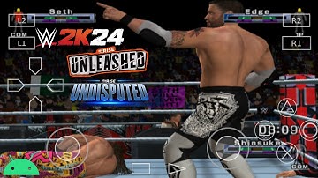 WWE 2K24 PS2 New Game For Aether SX2 PS2 Emulator On Android | Season Mode | Gameplay 1