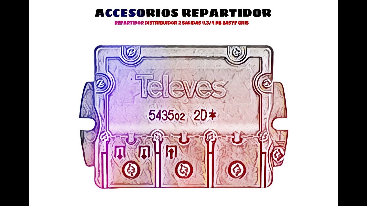 REPARTIDOR ANTENA 4 SALIDAS METALICO 5-2450 MHZ ELS.