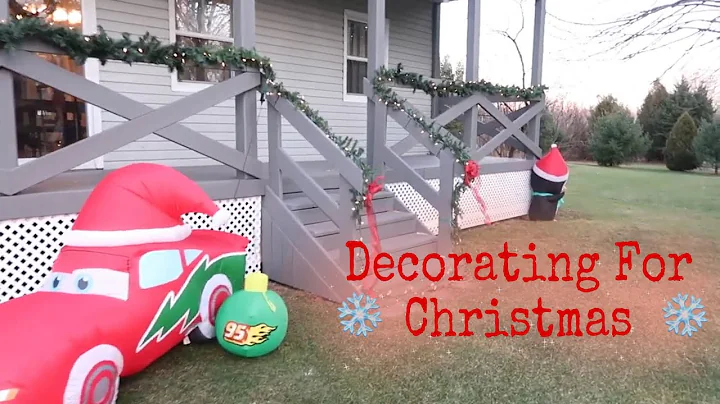 Decorating The Front Porch For Christmas 2022 // V...