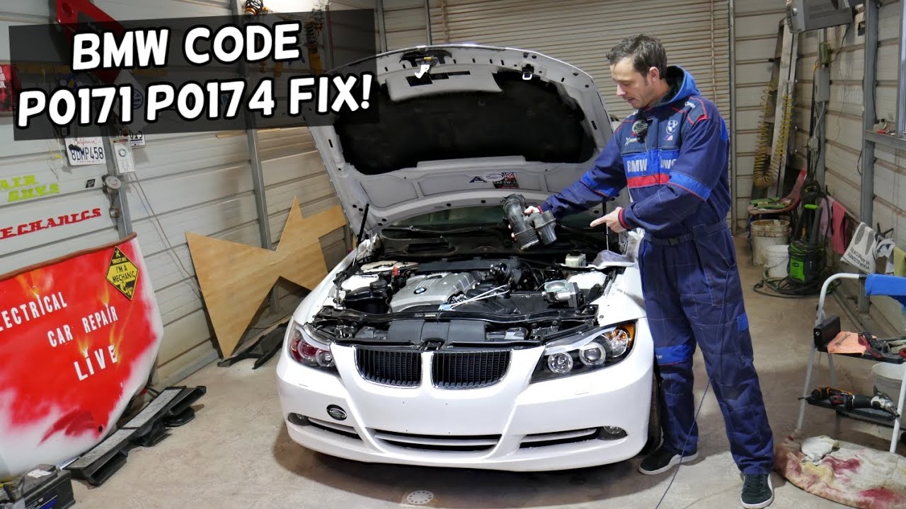 BMW CODE P0171 P0174 FIX E90 E91 E92 E93 316i 318i 320i 323i 325i 328i 