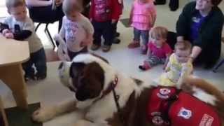 Walterstbernard with kids at preschool and nursery