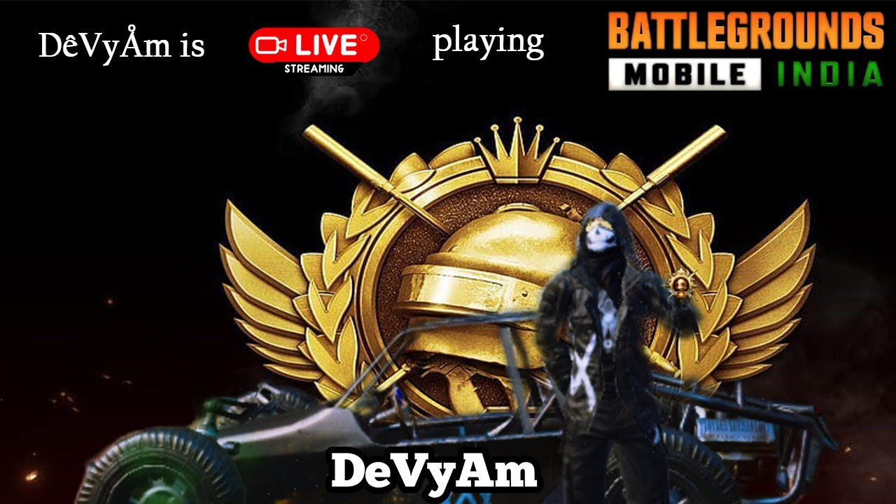 Devyam is live BGMI chill stream after a long time - YouTube