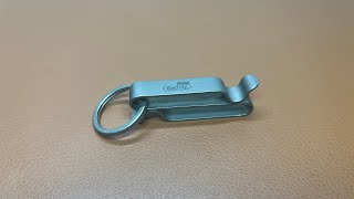 KeyUnity KM00 Titanium belt clip #review