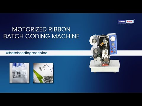 Motorized Ribbon Batch Coding Machine | Fast & Accurate Product Coding