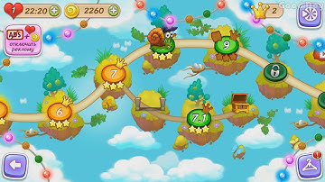 🐌❓💡"Snail Bob 3", level 8. Walkthrough. All Stars and treasures.
