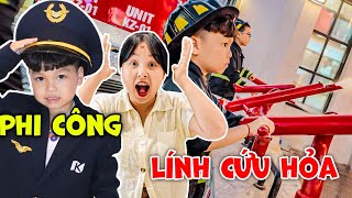 Hằng Hóng Hớt Thử Thách 24H Làm Lính Cứu Hỏa Và Phi Công - Công Việc Nào Thích Nhất?