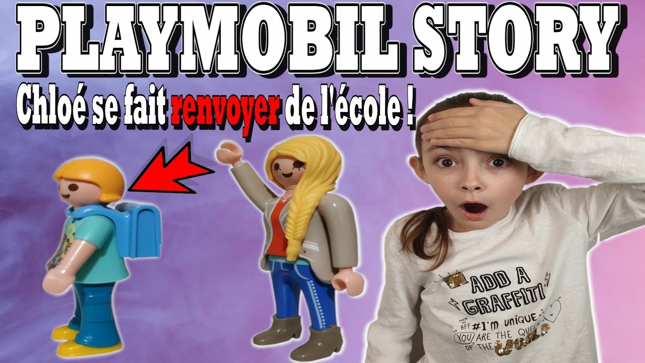 PLAYMOBIL STORY : Chloé se fait renvoyer de l'école (HISTOIRE)