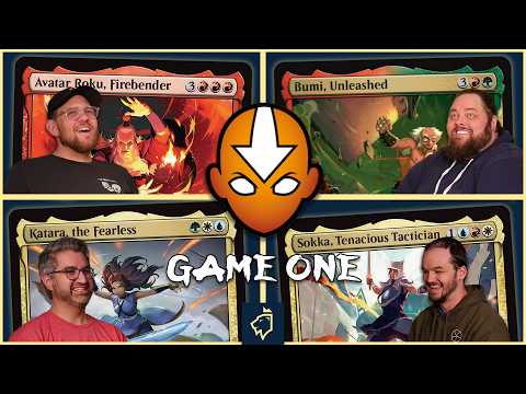 SECRET TUNNELS! in Avatar X MTG Commander Gameplay | Bumi vs Sokka vs Katara vs Avatar Roku