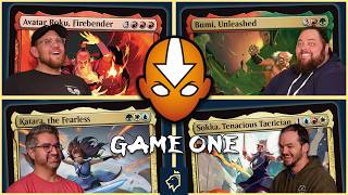 SECRET TUNNELS! in Avatar X MTG Commander Gameplay | Bumi vs Sokka vs Katara vs Avatar Roku screenshot 4