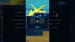 GACHA OCS ACCESSORY DMO EARRING ZERO UNIT (ZU) - DIGIMON MASTERS ONLINE
